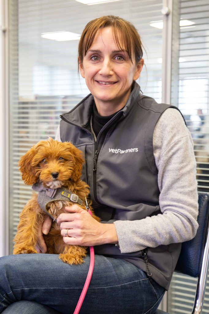 CEO Jo with her dog Tilly